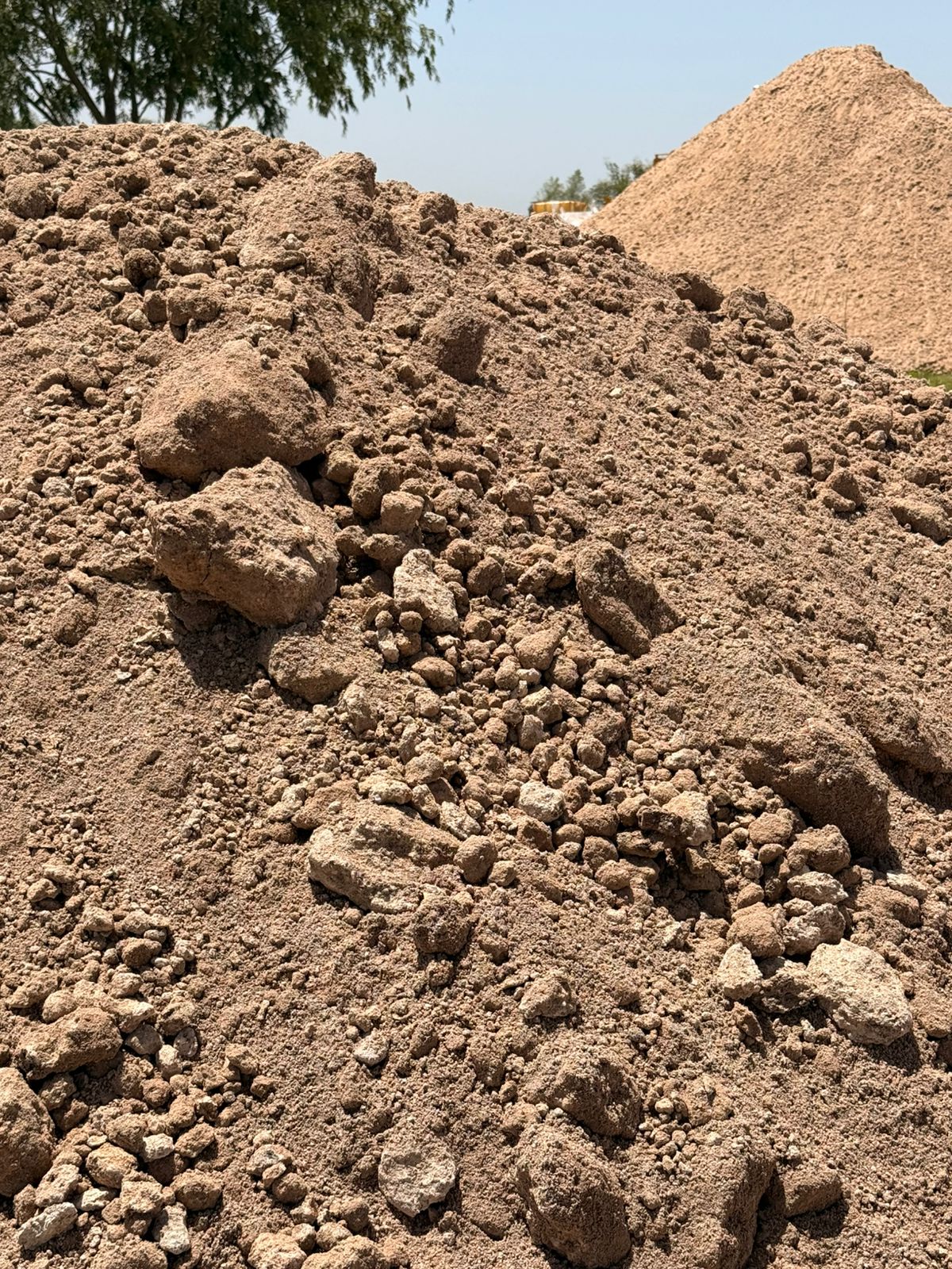 Broza para relleno y construcción